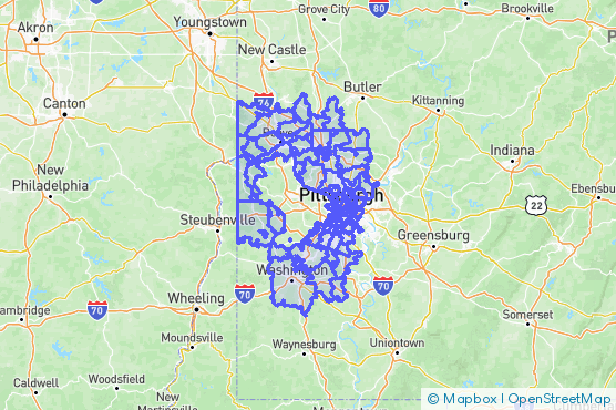 Service Area Map