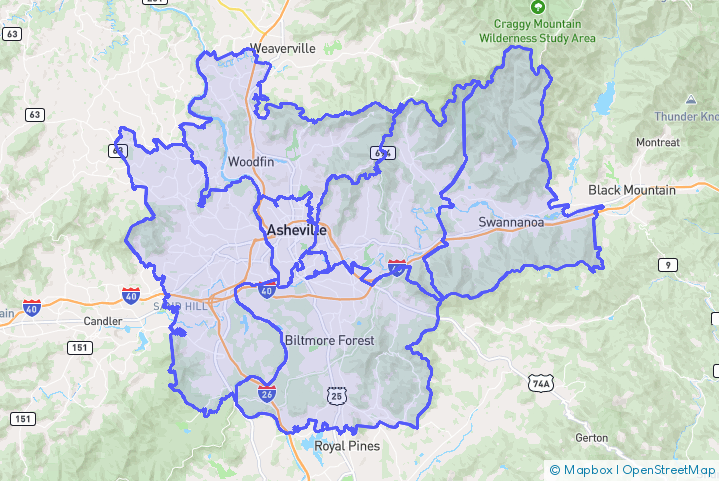 Service Area Map