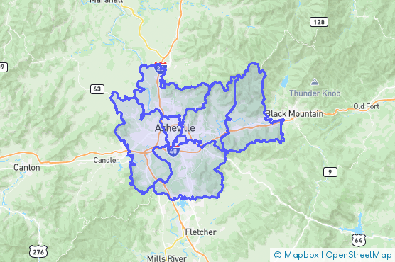 Service Area Map