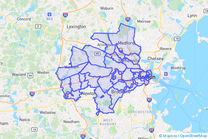 Service Area Map