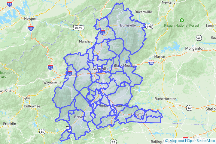 Service Area Map