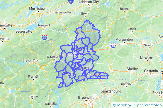 Service Area Map