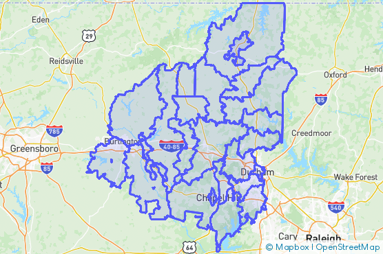 Service Area Map