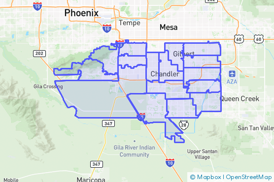 Service Area Map
