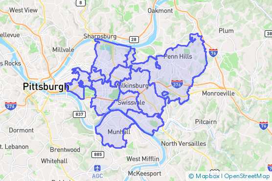 Service Area Map