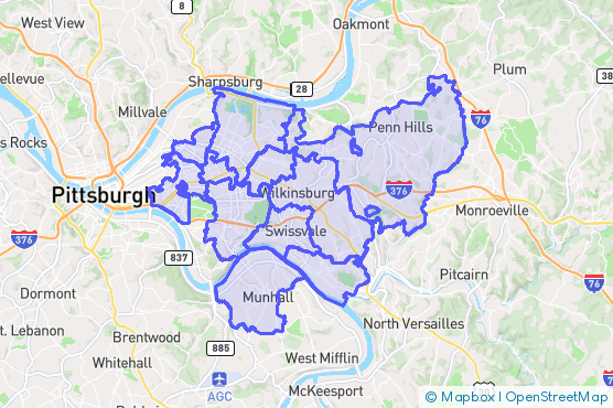 Service Area Map