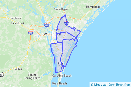 Service Area Map