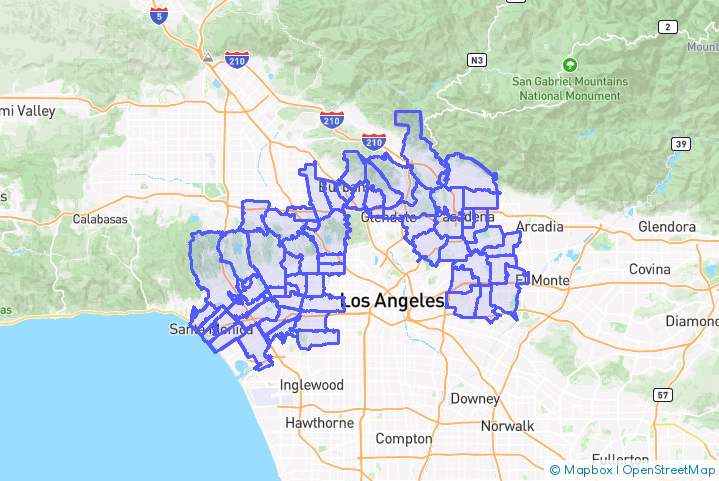 Service Area Map
