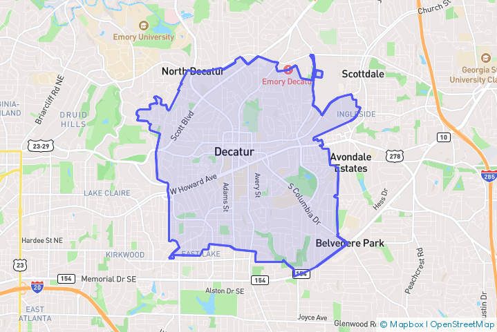 Service Area Map