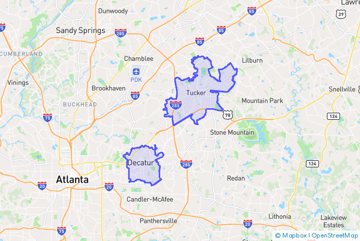 Service Area Map