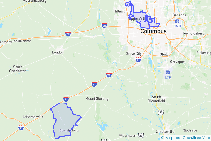 Service Area Map