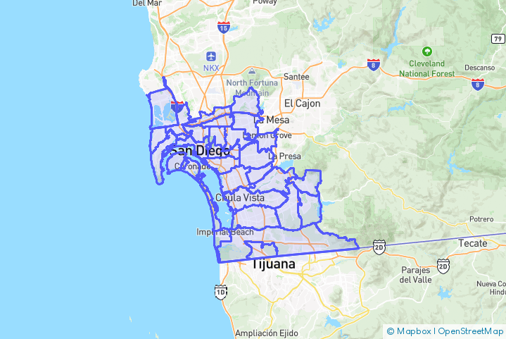 Service Area Map