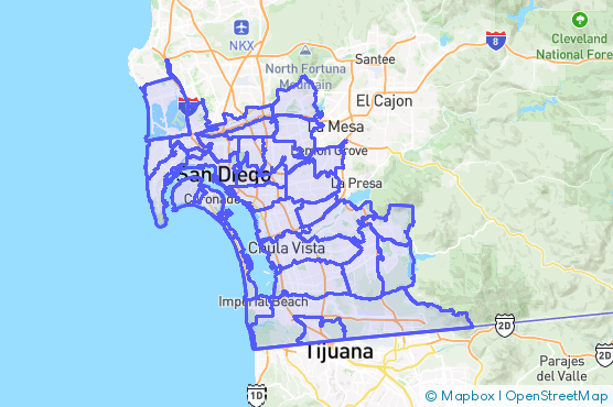 Service Area Map