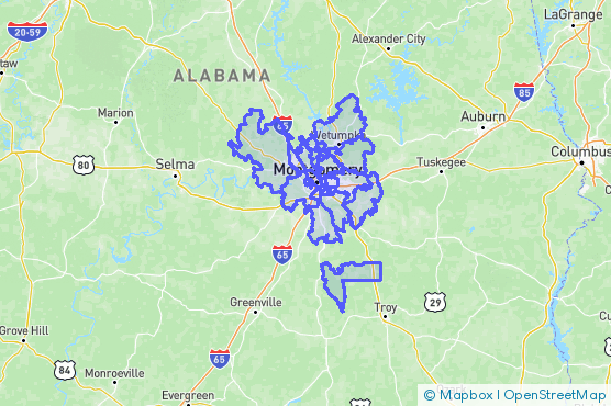 Service Area Map