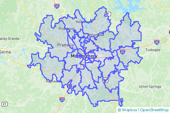 Service Area Map