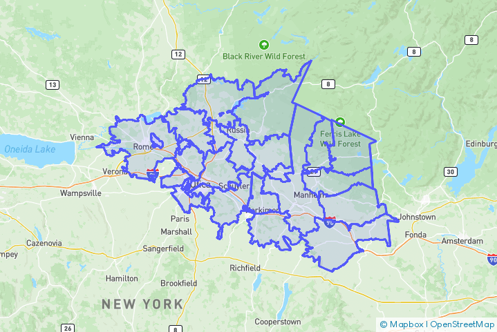Service Area Map