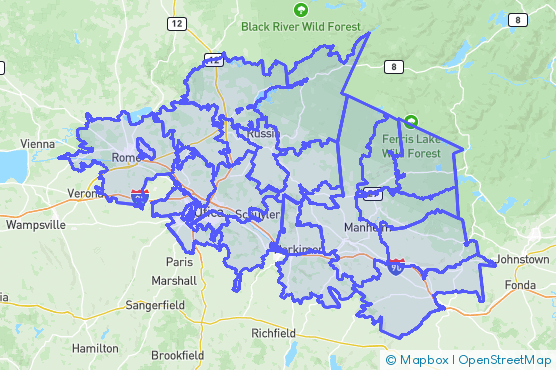 Service Area Map
