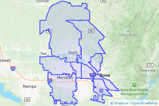 Service Area Map