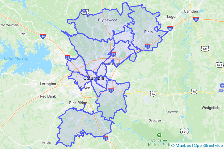 Service Area Map