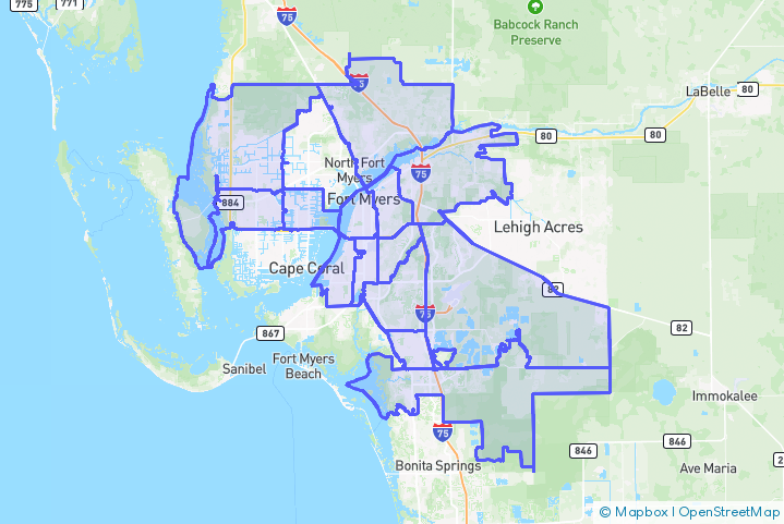 Service Area Map