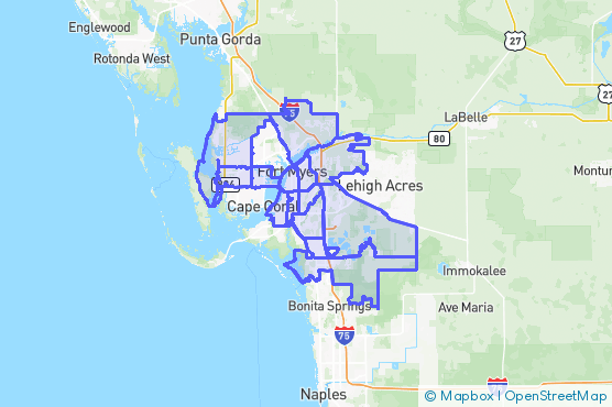 Service Area Map