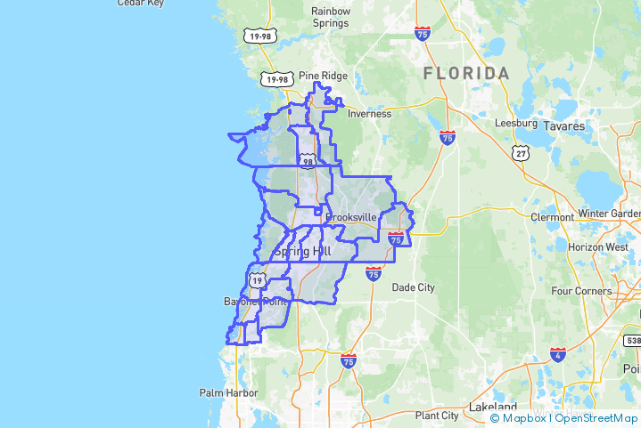 Service Area Map