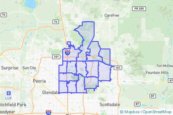 Service Area Map