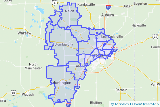 Service Area Map