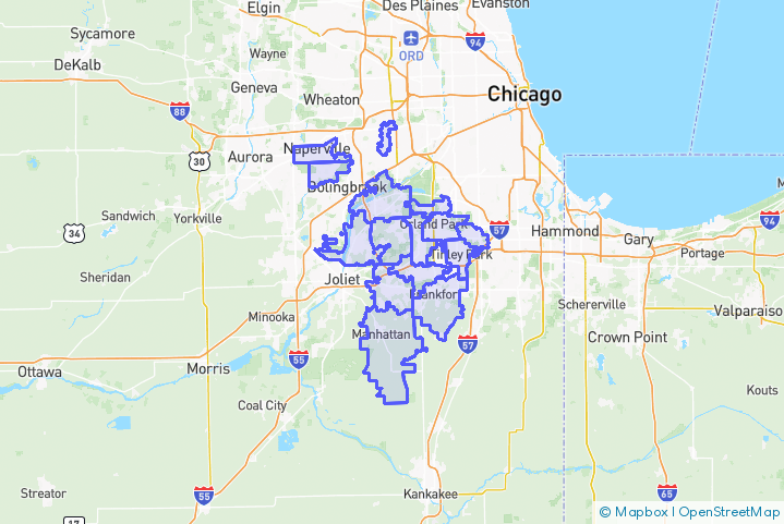 Service Area Map