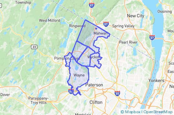 Service Area Map