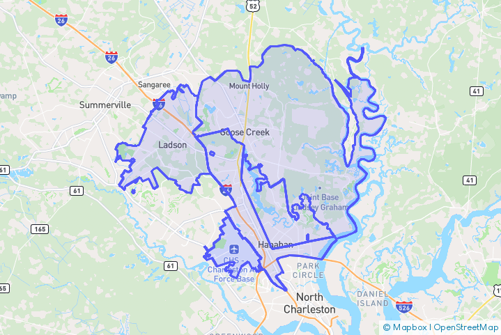 Service Area Map