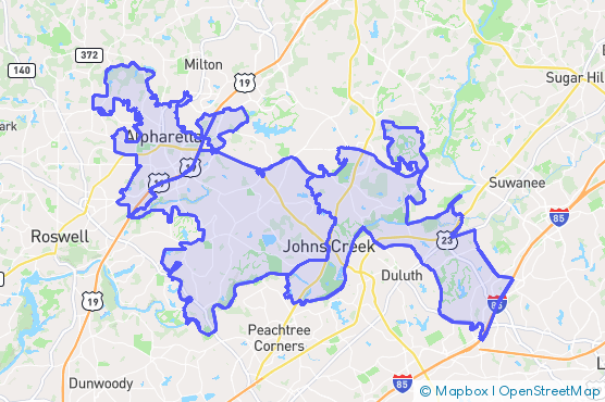 Service Area Map