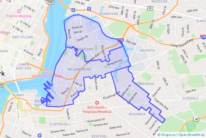 Service Area Map