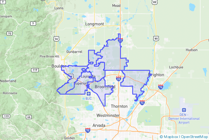 Service Area Map