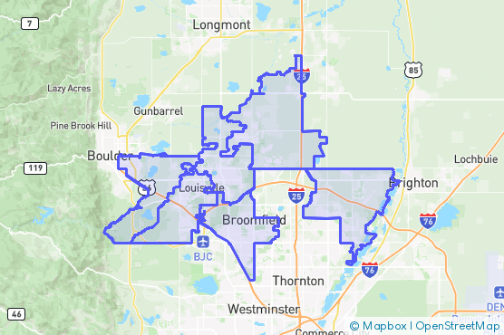 Service Area Map