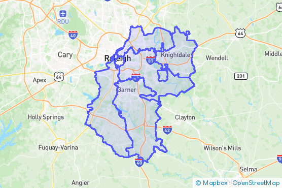 Service Area Map