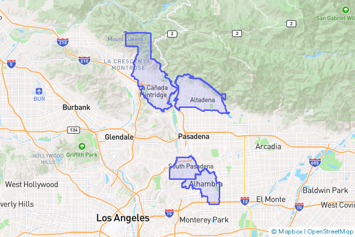 Service Area Map