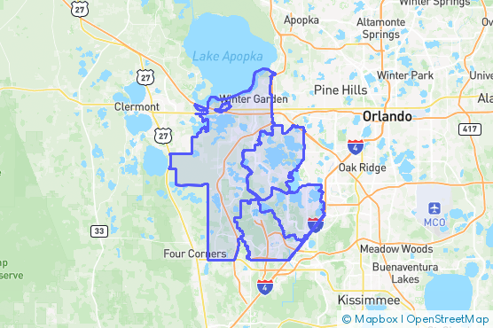 Service Area Map