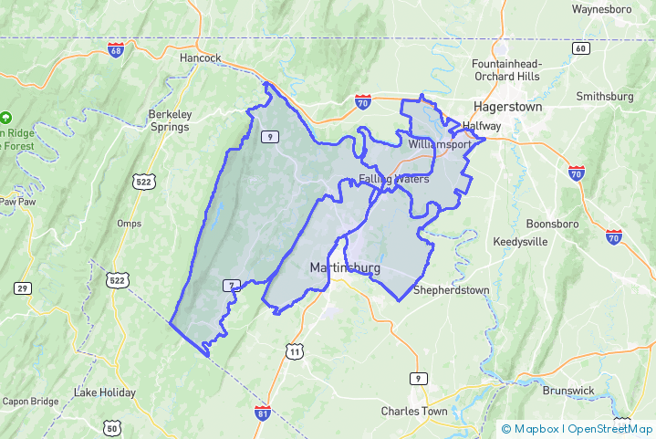 Service Area Map