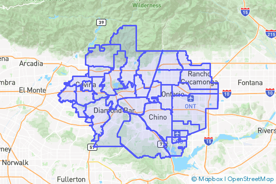 Service Area Map