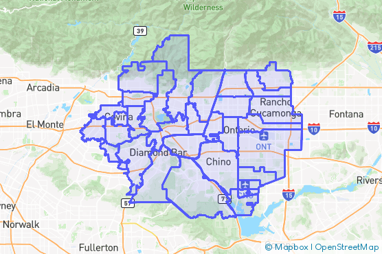 Service Area Map