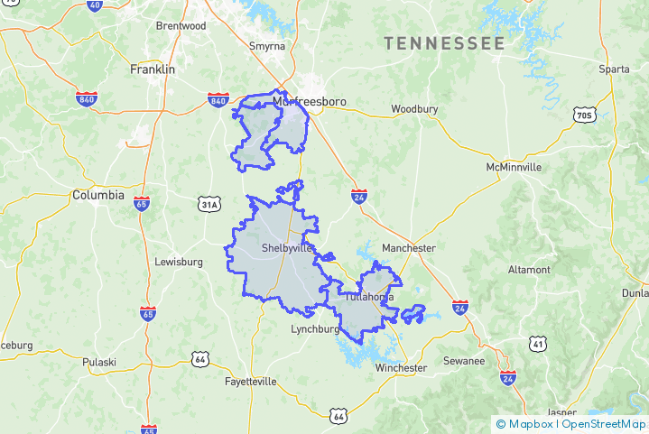 Service Area Map