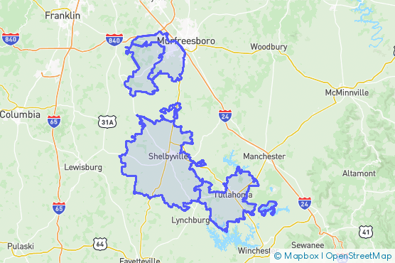 Service Area Map