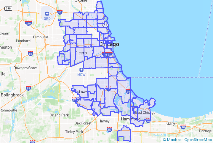 Service Area Map