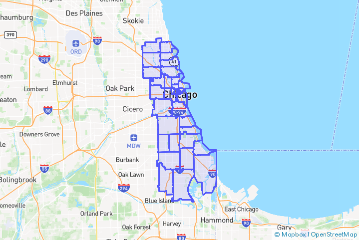 Service Area Map