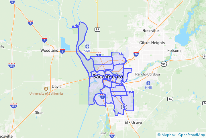 Service Area Map