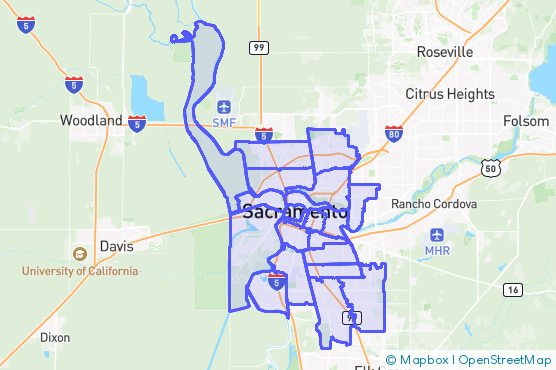 Service Area Map