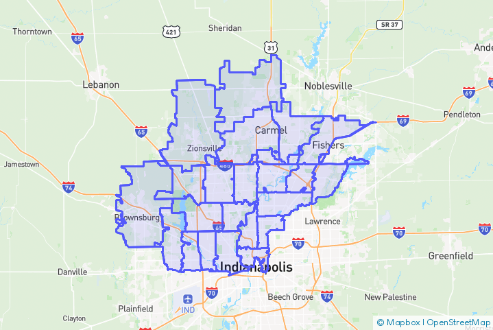 Service Area Map