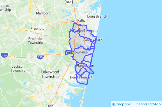 Service Area Map