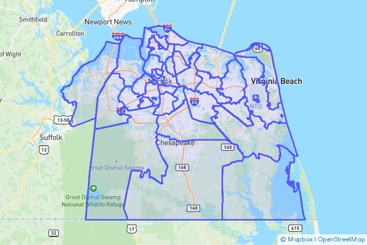 Service Area Map